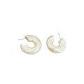 Acrylic Round Teardrop Stud Earrings Jewelry Set Fashion OL Minimalist Geometric Ear Jewelry view 5