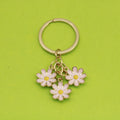 Metal Daisy Flower Keychain Fresh Bag Charm Phone Gift view 7
