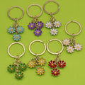 Metal Daisy Flower Keychain Fresh Bag Charm Phone Gift view 1