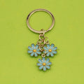 Metal Daisy Flower Keychain Fresh Bag Charm Phone Gift view 6