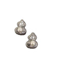 Light Luxury Gray Faux Pearl Geometric Stud Earrings With Silver Posts For Women view 5