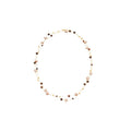 Vintage Tiger Eye Beaded Layered Sweater Necklace With Geometric Round Light Luxury Design view 5