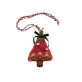 Light Luxury Christmas Tree Plush Doll Pendant Sweater Necklace Cute Cartoon Flannel Choker view 5