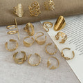 Stainless Steel Heart Round Hollow Open Ring Light Luxury Niche Index Finger Jewelry view 3
