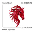 Alloy Horse Brooch Pin For Personalized Animal Clothing Accessories view 6