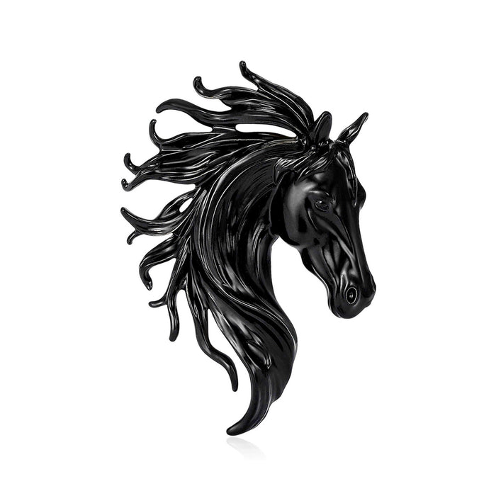 Alloy Horse Brooch Pin For Personalized Animal Clothing Accessories