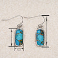 Ethnic Style Faux Marble Drop Earrings For Women, Natural Stone Look Sticker Texture Jewelry view 4