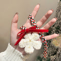 Flocked Christmas Doll Tree Pendant Copper Zircon Sweater Necklace Light Luxury view 4
