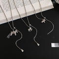 Old Money Copper Horse Pendant Tassel Sweater Necklace Light Luxury Zodiac Choker view 2