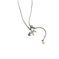 Old Money Copper Horse Pendant Tassel Sweater Necklace Light Luxury Zodiac Choker view 5
