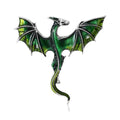 Alloy Enamel Western Dragon Brooch Pin For Coats And Jackets view 2