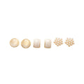 Elegant Faux Pearl Jewelry Set With Silver Post Enamel Round Geometric Stud Earrings view 5