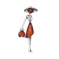 Alloy Vintage Lady Brooch For Suit Dress Lapel Accessory view 2