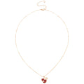 Light Luxury Copper Zircon Enamel Gourd Pendant Necklace, Elegant New Chinese Collarbone Chain view 5