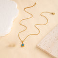 Elegant Luxury Blue Evil Eye Round Gold Tone Alloy Enamel Zircon Minimalist Stud Earrings view 3