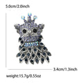 Alloy Rhinestone Cat Brooch Pin For Cute Sweater Decoration view 6
