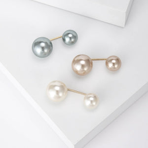 Alloy Color Pearl Brooch Pin Set For Cardigan Clothing Fastening