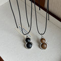 Light Luxury Resin Gourd Pendant Sweater Necklace, New Chinese Style Minimalist Fashion For Women view 4