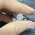 Light Luxury Geometric Fashion Ring, Elegant Palace Style Designer Statement Finger Jewelry view 2
