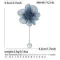 Alloy Pearl Handmade Flower Brooch Pin For Women's Clothing Accessories view 6