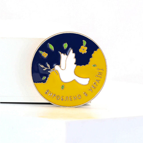 Metal Alloy Peace Dove Brooch Pin For Suits And Cardigans