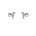 Sparkling Zircon Faux Pearl Geometric Round Clip-on Earrings For Women Elegant No Piercing Ear Cuffs view 5