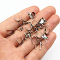Stainless Steel Bail Clasp Pendant Necklace Connector DIY Jewelry Accessory Hanging Buckle view 3