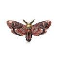 Metal Alloy Enamel Moth Brooch Pin For Suits And Coats view 2