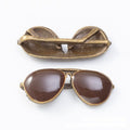 Aviator Sunglasses Metal Charm In 7 Finish Options view 6