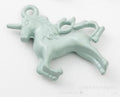 Running Unicorn Pendant Charm in Five Pastel Colors view 7