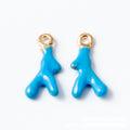 Colorful Enamel Antler Metal Charms in Five Colors view 7