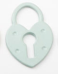Pastel Heart Padlock Enamel Charm Pendant For Jewelry Making And Craft Projects view 7