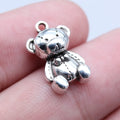 11x17mm 1.3g Multicolor Zinc Alloy Toy Bear Charm Pendant for DIY Necklace Bracelet Jewelry Making