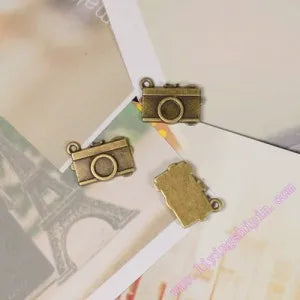 18x12MM Antique Silver Zinc Alloy Camera Charm Pendant for DIY Necklace Bracelet Jewelry Making