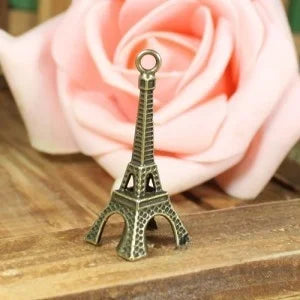 38x17MM Iron Eiffel Tower Charm Pendant for DIY Necklace Bracelet Jewelry Making