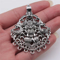 49x63mm 10.8g Antique Silver Zinc Alloy Indian Deity Charm Pendant for DIY Necklace Jewelry Making