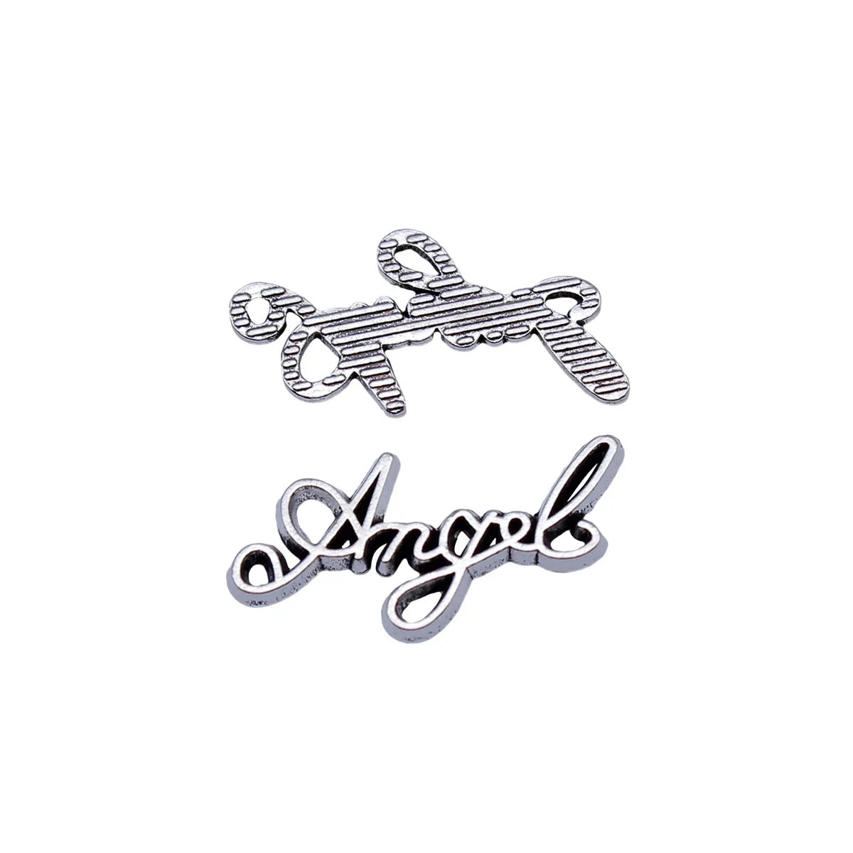21x10mm 0.64g Antique Silver Zinc Alloy Angel Charm Pendant for DIY Bracelet Necklace Jewelry Making