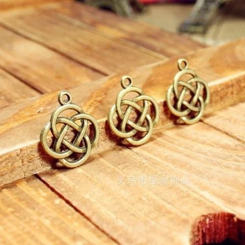 21x18MM Antique Silver Zinc Alloy Hollow Charm Pendant for DIY Necklace Bracelet Jewelry Making