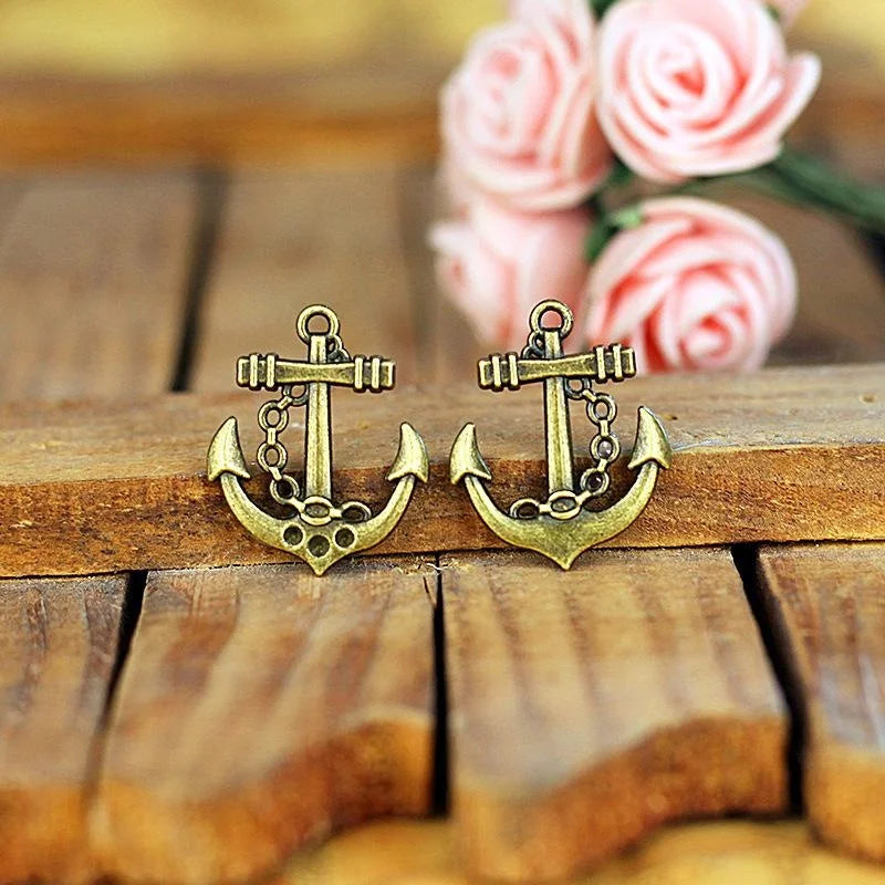 20x24MM Antique Silver Zinc Alloy Charm Pendant for DIY Necklace Bracelet Jewelry Making
