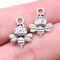 11x16mm 0.9g Multicolor Zinc Alloy Bee Charm Pendant for DIY Bracelet Necklace Jewelry Making