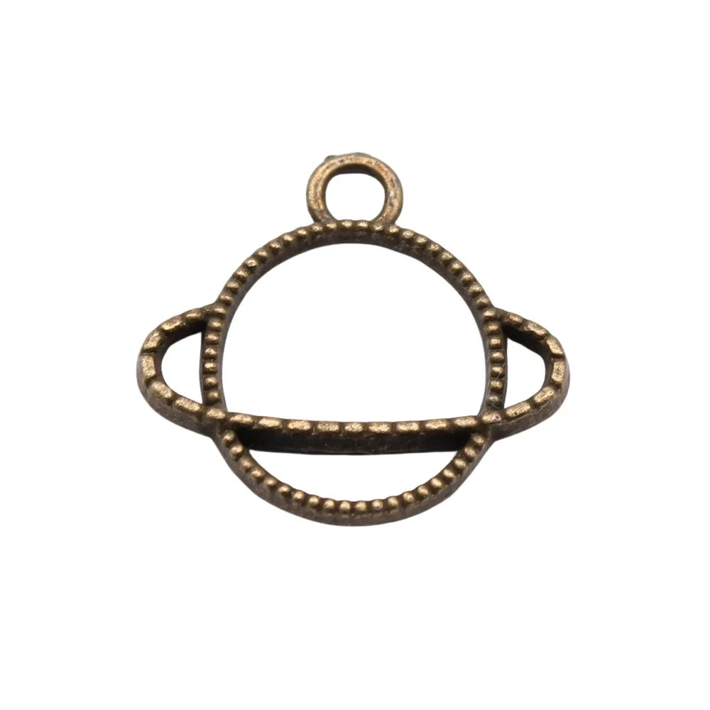 24x21mm 1.45g Multicolor Zinc Alloy Universe Charm Pendant for DIY Necklace Bracelet Jewelry Making