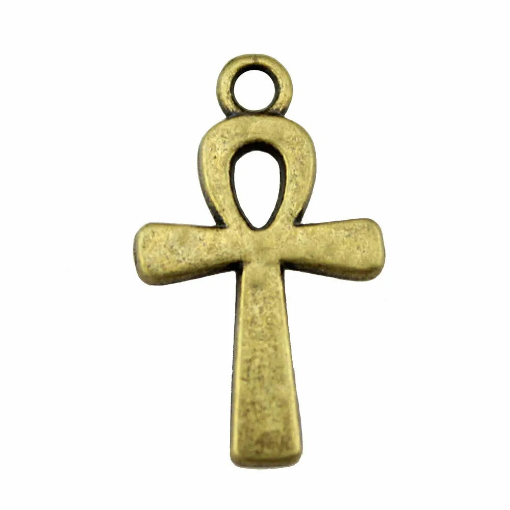 22x13mm 1.2g Multicolor Zinc Alloy Cross Charm Pendant for DIY Necklace Bracelet Jewelry Making