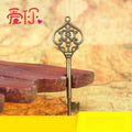 69x22MM Antique Silver Zinc Alloy Castle Key Charm Pendant for DIY Necklace Bracelet Jewelry Making