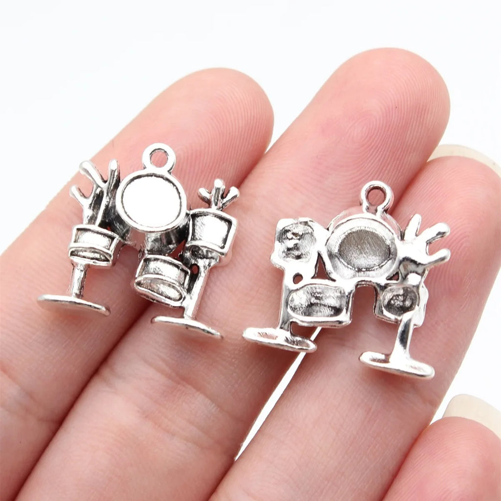 21x20mm 2.6g Zinc Alloy Charm Pendants for DIY Jewelry Accessories