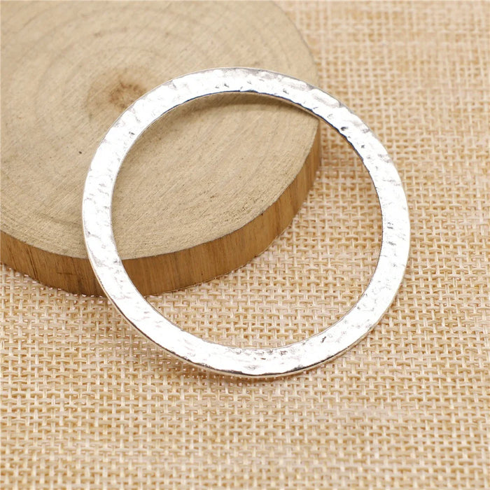 54x54mm 6.7g Multicolor Zinc Alloy Large Round Ring Connector Charm Pendant for DIY Jewelry Making
