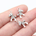 14x10mm 0.85g Zinc Alloy Horse and Coin Charm Pendant for DIY Necklace Bracelet Jewelry Making