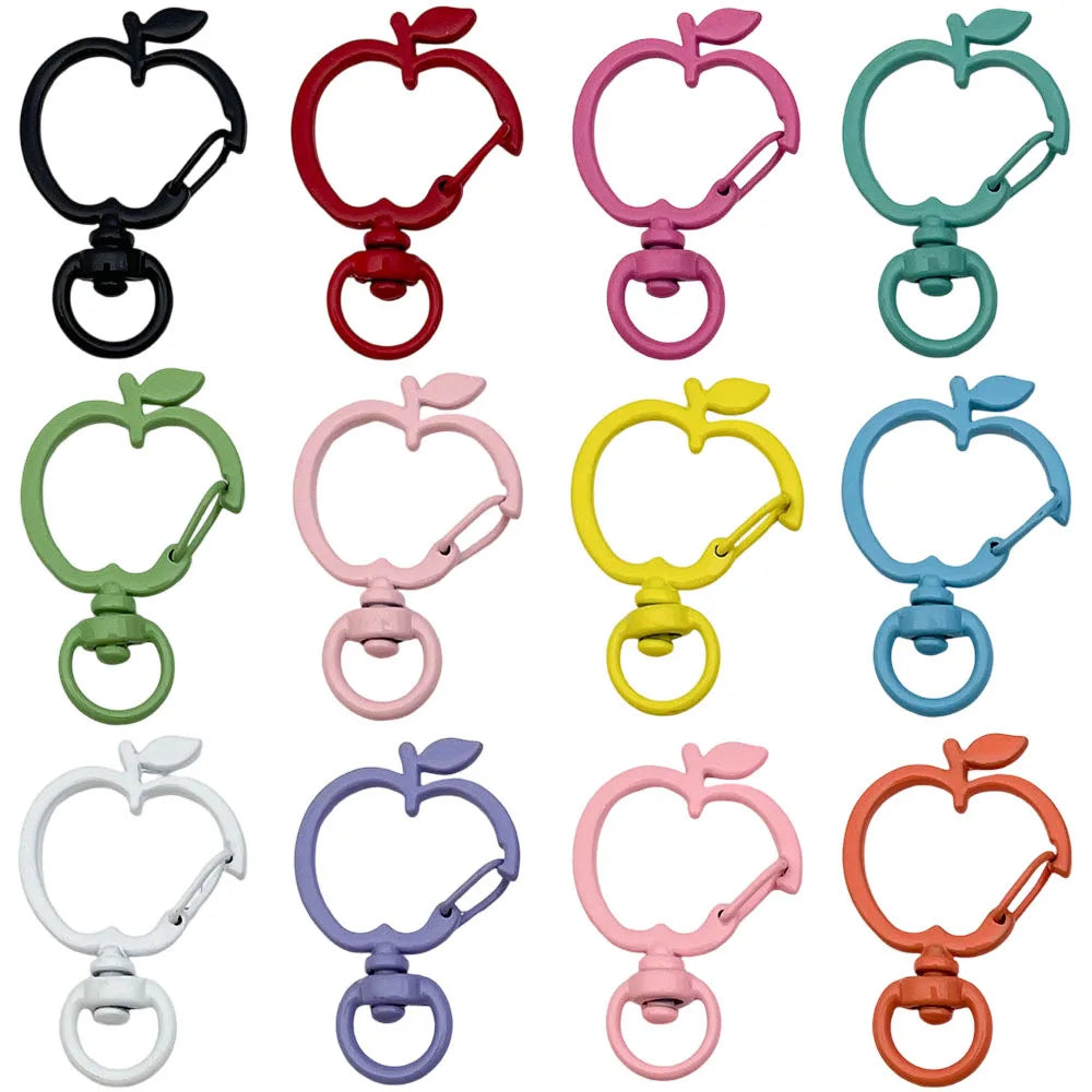 Enamel Zinc Alloy Apple Dog Lobster Clasps