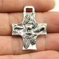 34x26mm 5.4g Multicolor Zinc Alloy Food Cross Charm Pendant for DIY Necklace Bracelet Jewelry Making