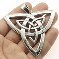 65x68mm 18.2g Zinc Alloy Double Layer Celtic Amulet Celtic Knot Charm Pendant for DIY Necklace Jewelry Making