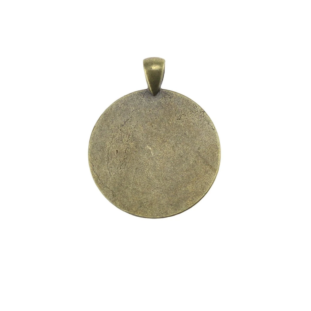 25MM Crystal Circle Charm Pendant for DIY Necklace Bracelet Jewelry Making